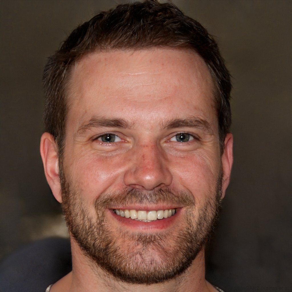 Portrait of a volunteer organizer at an event venue.